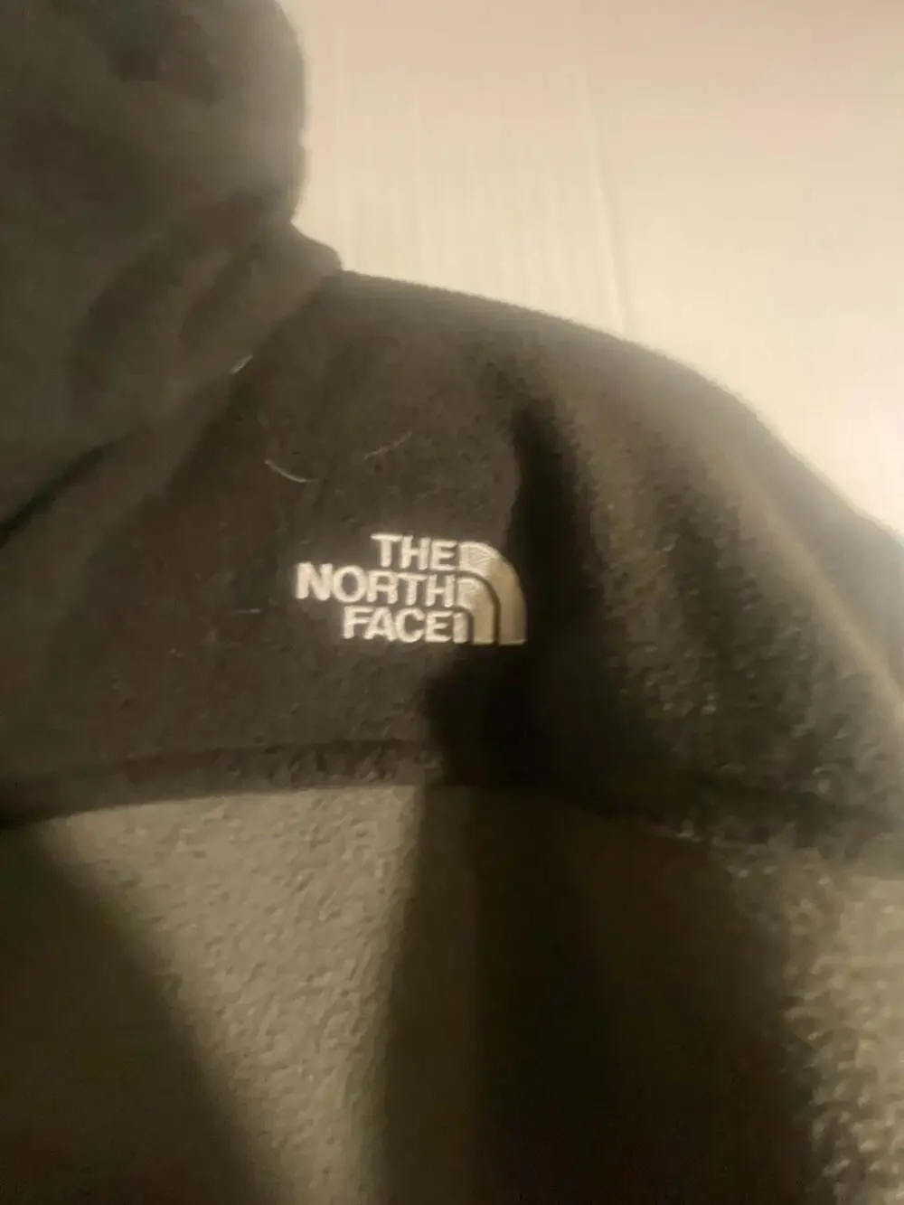 The North Face Gray and Black Full Zip Fleece Jacket